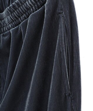 Green Parks ・ＳＵＧＡＲ　ＳＰＯＯＮ　ストライプベロアパンツ Blue