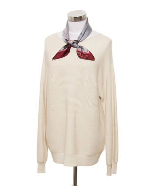 MOONBAT 【WEB限定】PAUL & JOE ACCESSOIRES シルクツイル キャットコラージュスカーフ 58×58cm Dream Girl(ワイン)