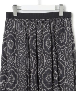 23区 S オーナメントプリント ギャザースカート グレープリント