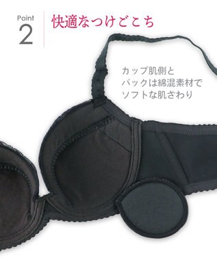 Wing 3/4カップブラ　ウイング／ワコール　KB2506 ブラック