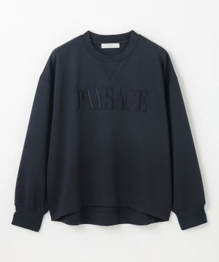 ANY ダンボールエンブロイダリープルオーバー ネイビー