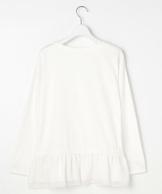 Feroux フリルぺプラム カットソー ホワイト系