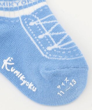 組曲 KIDS 【11-15㎝】スニーカー ソックス サックスブルー系