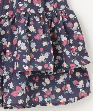 ANY KIDS 【チェリーベリーシリーズ】フルーツ フリル キュロット ネイビー系
