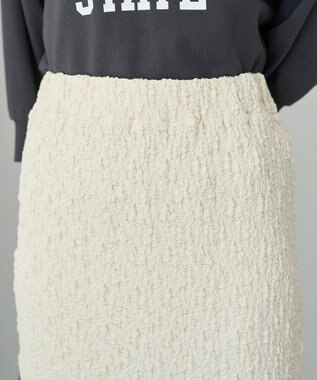 AMERICAN HOLIC フクレジャガードタイトスカート Ivory