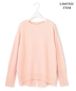 ICB L 【WEB限定】ファインメリノバルキー プルオーバー ローズピンク系