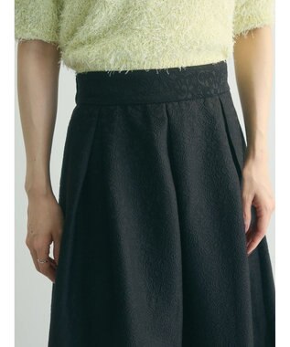 Green Parks ａ．ジャガードタックスカート Black