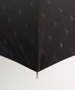 MOONBAT 【日本製】POLO RALPH LAUREN (ポロ ラルフローレン)長傘 ポロポニージャカード ブラック