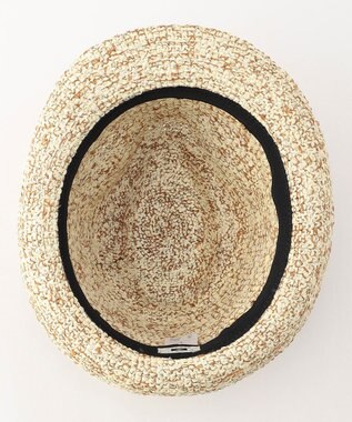 JOSEPH ABBOUD 【サイズ調整可】ラフィアメランジ ハット ホワイト系