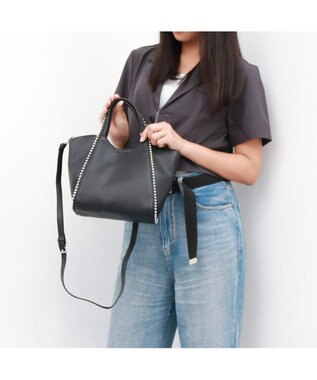 UNBILLION 【テレビ ドラマ着用アイテム】カシュカシュ cachecache / ボールチェーン2wayミニトートバッグ