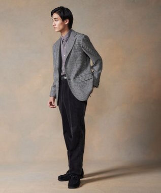 J.PRESS MEN 【Handyeing】コーデュロイ パンツ グレー系