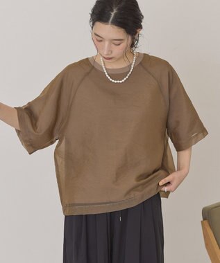 AMERICAN HOLIC シアーレイヤードプルオーバー Mocha