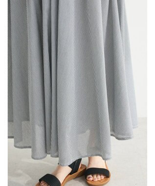 Green Parks インド綿 アソートボイルギャザースカート Stripe