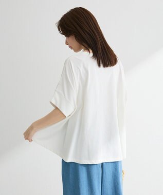 Green Parks 【適ON】遮熱ドルマンカットプルオーバー Off White