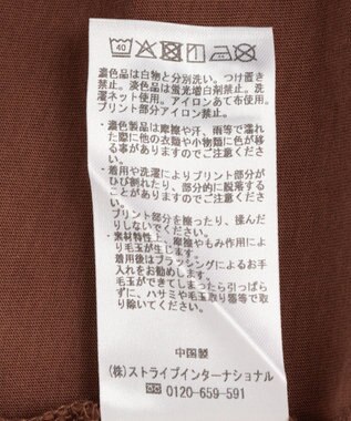 YECCA VECCA フォトプリントノースリーブTee Brown