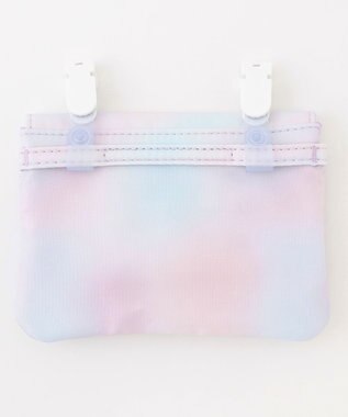 ANY KIDS リボン×ハート移動ポケット オーロラ