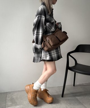 WEGO 2wayハトメショルダー ブラウン