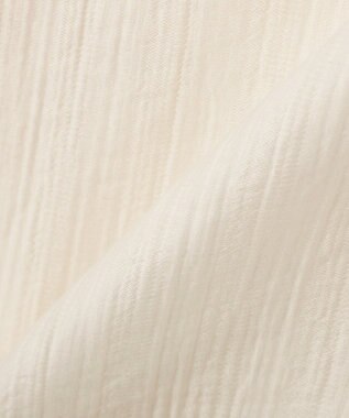 Green Parks シアーフードシャツ Ivory