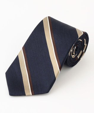 J.PRESS MEN 【J.PRESS SPUN SILK COLLECTION】レジメンタルネクタイ ネイビー系2