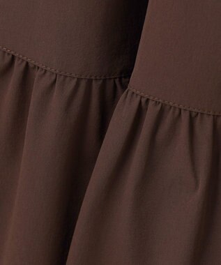 組曲 【弱撥水機能・UVケア】ライトナイロンストレッチ ワンピース ブラウン系