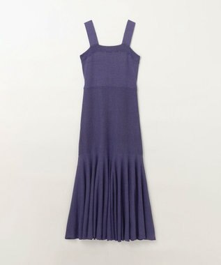 GRACE CONTINENTAL ニットキャミワンピース ブルー