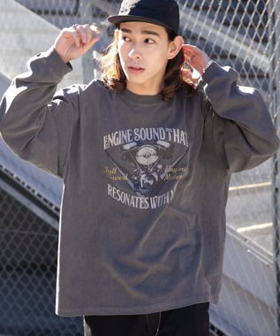 WEGO ピグメントグラフィックロンT 柄2