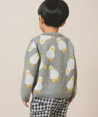 ami amie 【UNISEX】アヒルいっぱいプルオーバーFree Size グレー