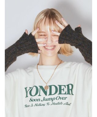 AMERICAN HOLIC ミックスヤーングローブ Dark Gray Mixture