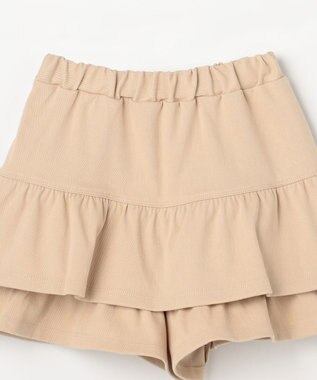 組曲 KIDS 【110-140㎝】リボンティアード キュロット ベージュ