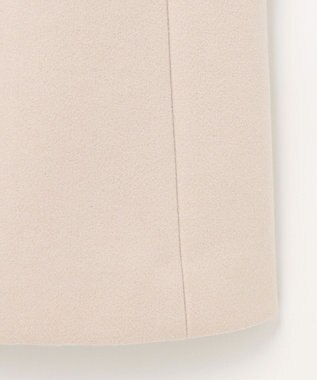 ANY SIS L ウールライクレディ チェスターコート アイボリーベージュ