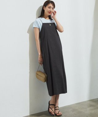 23区 【汗じみ防止/速乾性】フレンチスリーブ  IT Tシャツ スカイブルー系