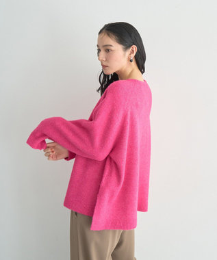 YECCA VECCA Vネックルーズニット