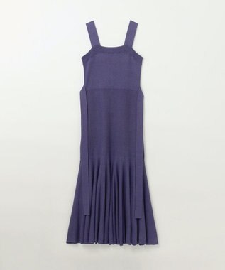 GRACE CONTINENTAL ニットキャミワンピース ブルー