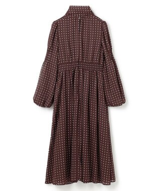 TOCCA 【ヨンア×大人百花×TOCCAコラボ・00サイズあり・洗える】ALLURING BEAUTY ドレス ブラウン×ピンク系