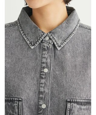 Green Parks ・ＥＬＥＮＣＡＲＥ　ＤＵＥ　デニムロングスリーブシャツ Gray Mixture