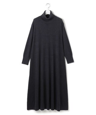 J.PRESS YORK STREET 【WOMEN】ANTI PILLING WOOL Aラインニットワンピース グレー系