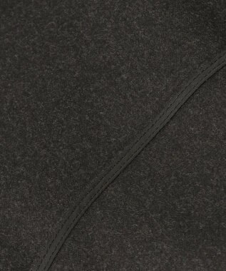 ICB L 【洗える】 ウールミルドサキソニー ロングシャツ チャコール系