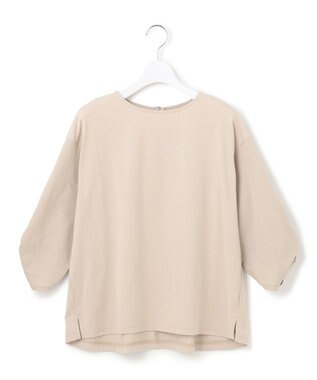 J.PRESS YORK STREET 【WOMEN】【SMOOTH JERSEY】ツイストスリーブ プルオーバー ベージュ系