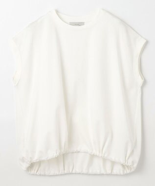 ANY L 【洗濯機可/UVケア】シルケットスムースドロストＴシャツ オフ