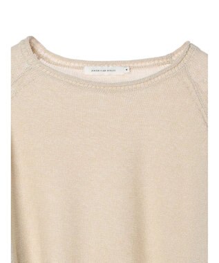 AMERICAN HOLIC ボートネックニットプルオーバー Ivory