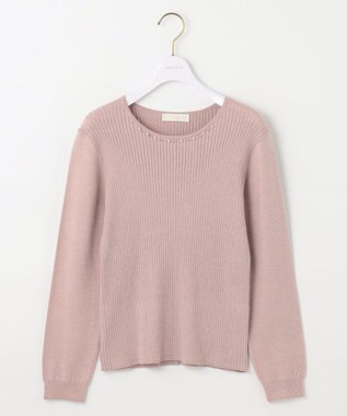 ANY SIS 【洗える】プチジュエル ニット ローズグレー