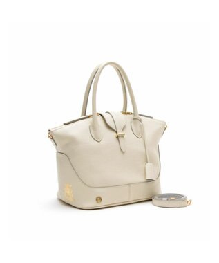 A.D.M.J. 【牛革】クラシックアニルブリロ/ノーブルファスナートート25cm(ショルダーストラップ付)