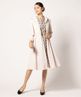 TOCCA 【撥水・接触冷感・消臭・UV90%以上カット・洗える】SAND DUNE コート ピンク系