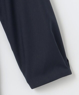 J.PRESS LADIES L 【洗える】T/Rウォッシャブルギャバ パール釦 ワンピース ネイビー系