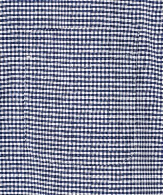 J.PRESS MEN 【PREMIUM PLEATS / 形態安定】ギンガムチェック 半袖シャツ / B.D. ネイビー系3