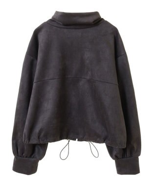 Green Parks スウェード調トラックジャケット Charcoal Gray