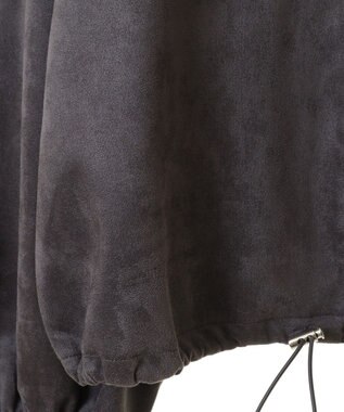 Green Parks スウェード調トラックジャケット Charcoal Gray