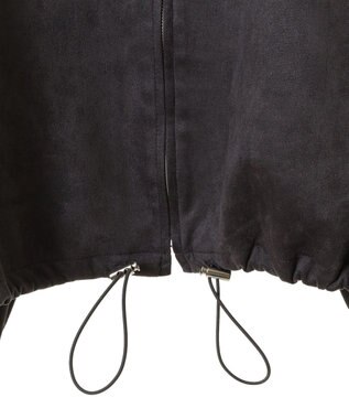 Green Parks スウェード調トラックジャケット Charcoal Gray