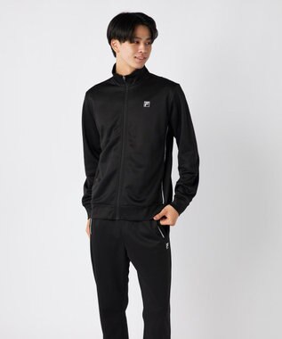 FILA GOLF／marie claire 【FILA GOLF】スタンドジップブルゾン ブラック