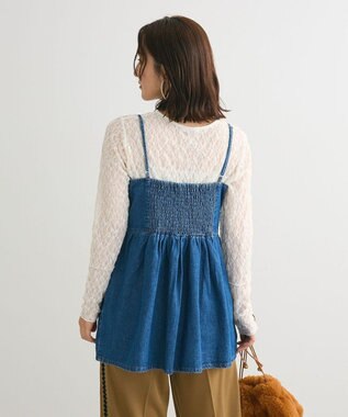 Green Parks レースプルオーバー Off White